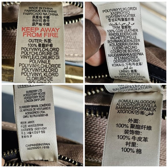 Authentic Burberry Drifton Backpack House Check Canvas - Picture 8 of 13